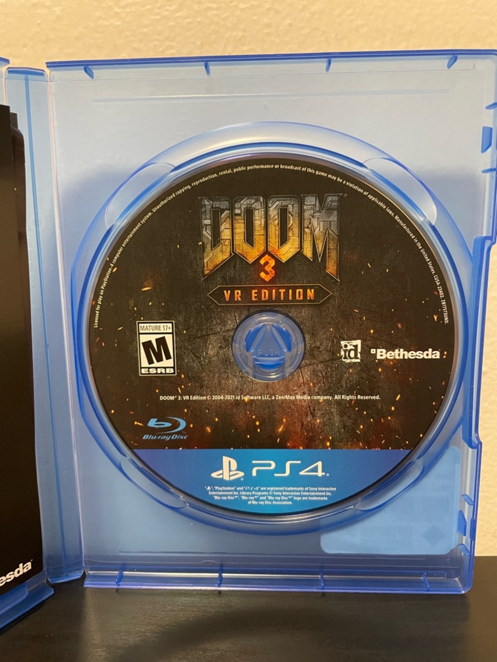 DOOM 3 VR Edition PS4 PlayStation 4 Video Game w/ Inserts PSVR Sony VR 2021